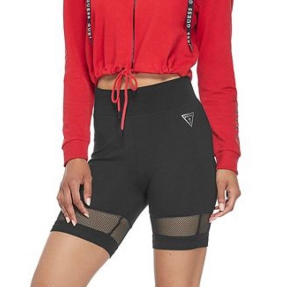 guess biker shorts